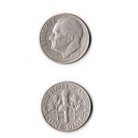 США 10 центов 1996 (D)  года