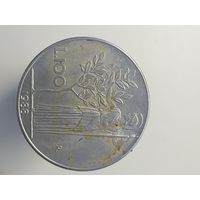 100 лир Италия 1988 год лот 43