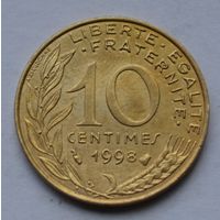 Франция, 10 сантимов 1998 г.