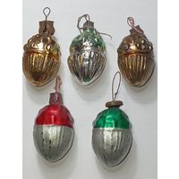 Ёлочная игрушка  , СССР .  Орехи .