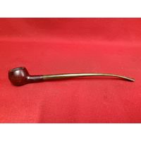 С рубля без мц. трубка курительная длиная ВРК Churchwarden 62 67, бриар эбонит, Чехия. длина 28см. диам чаши 3.4см. высота чаши 3.3см.