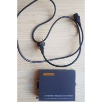 Гигабитный медиаконвертер - netLINK HTB-i11100S-20 (220V / 20км), с кабелем, б-у