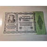 50 000 марок 1922 года, Германия.