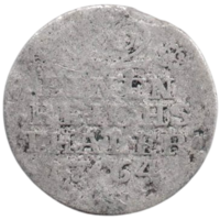 Королевство Пруссия. 1/12 рейхсталера 1764 А (Берлин). Серебро.