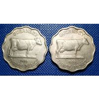 Гернси 3 пенса (2 шт.) 1956 и 1959 г. Цена за 2 шт.