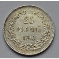 Финляндия, 25 пенни 1916 г.