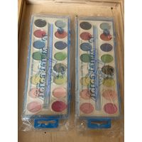 Акварельные краски ещё из первых китайских-в родной упаковке. Цена за лот.