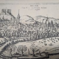 Гравюра 27х14см.  1617г.