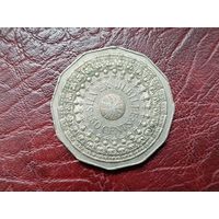 50 центов Австралия 1977 г. Серебряный юбилей правления Елизаветы.