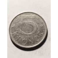 Швеция 5 крон 1982