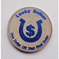 Канада. Жетон Wooden Nickel (Деревянный пятицентовик). Диаметр 3,8 см.