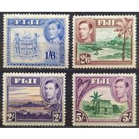 Британские колонии. Фиджи 1938 SG263a(MH),265(MH), 264(MNH),266(MNH)