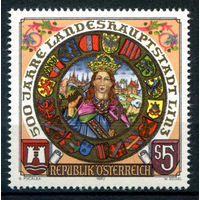Австрия - 1990г. - 500 лет земли Линц - 1 марка - полная серия, MNH [Mi 1983]. #3-WB-Z-1-28