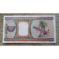 Werty71 Мавритания 200 угий 2002 UNC банкнота