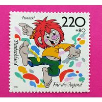 Германия. Мультфильмы. ( 1 марка ) 1998 года. 8-17.