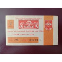 Футбольная лотерея стадион "СКА" г. Ростов-на-Дону 1988