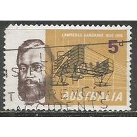 Австралия. 50 лет со дня смерти Л.Гарграва. Пионер авиации. 1965г. Mi#355.