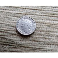 Werty71 Нидерланды 10 центов 1948 Рыба