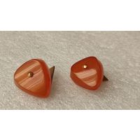 Запонки янтарь СССР