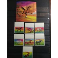 Танзания 1993 г. Лошади.