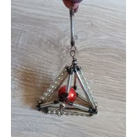 Елочные игрушки, стекло, стеклярус
