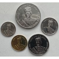 Бруней 1, 5, 10, 20, 50 сен 2020 - 2023 гг. Набор 5 штук