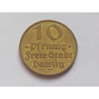 Данциг 10 пфеннигов 1932 г.