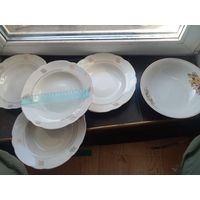 Тарелки глубокие 5 шт. ЗА ВСЕ