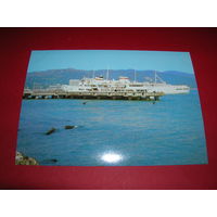 Абхазия Сухуми Порт 1981 год чистая