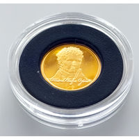 Михаил Клеофас Огинский, 10 рублей 2011, золото. Тираж 1000 шт.