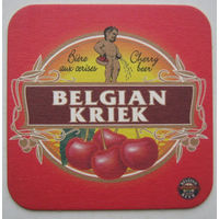 Подставка под пиво Belgian Kriek /Бельгия/.