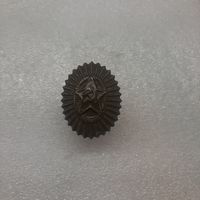 Кокарда ВС СА СССР общевойсковая, солдатская, "орех", защитная, хаки #4