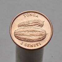 Тонга 2 сенити 1975