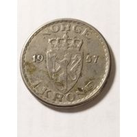 Норвегия 1 крона 1957