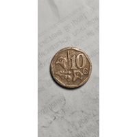 Африка 10 цент 2004