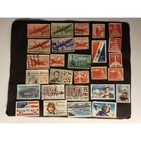 США   28 марок--авиапочта