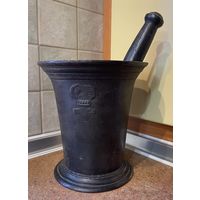 Чугунная Ступка Касли дореволюционная 1888 год