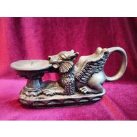 Подсвечник Грифон, силумин. СССР