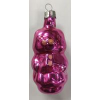 Елочная игрушка СССР.Медвежонок.