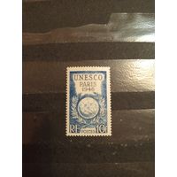 1946 Франция ЮНЕСКО герб чистая клей MNH** выпускалась одиночкой (2-11)