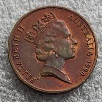 Австралия 1 цент  1990 г.