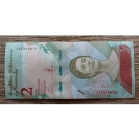 Werty71 Венесуэла 2 боливаров 2018 UNC банкнота