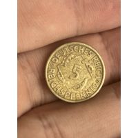 5 пфеннигов 1935 года