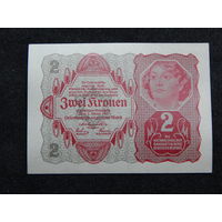 Австрия 2 кроны 1922г.AU