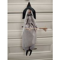 Ведьмочка Карла куколка ручной работы из текстиля высота 40см без шляпки