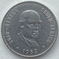 ЮАР 20 центов 1982 г. Окончание президентства Бальтазара Йоханнеса Форстера