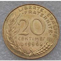 Франция, 20 сантимов 1996 г.