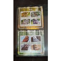 СЕРИЯ Блоков птицы   фауна  MNH