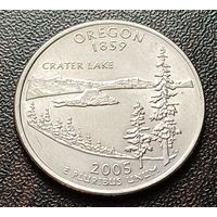 США 1/4  доллара, 2005 Квотер штата Орегон    D    ( 1-4-2 )