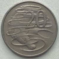 Австралия 20 центов 1966 г.